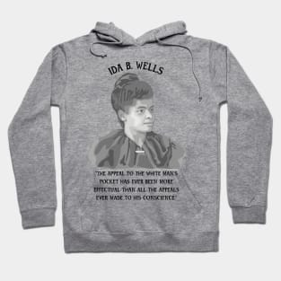 Ida B. Wells Portrait and Quote Hoodie